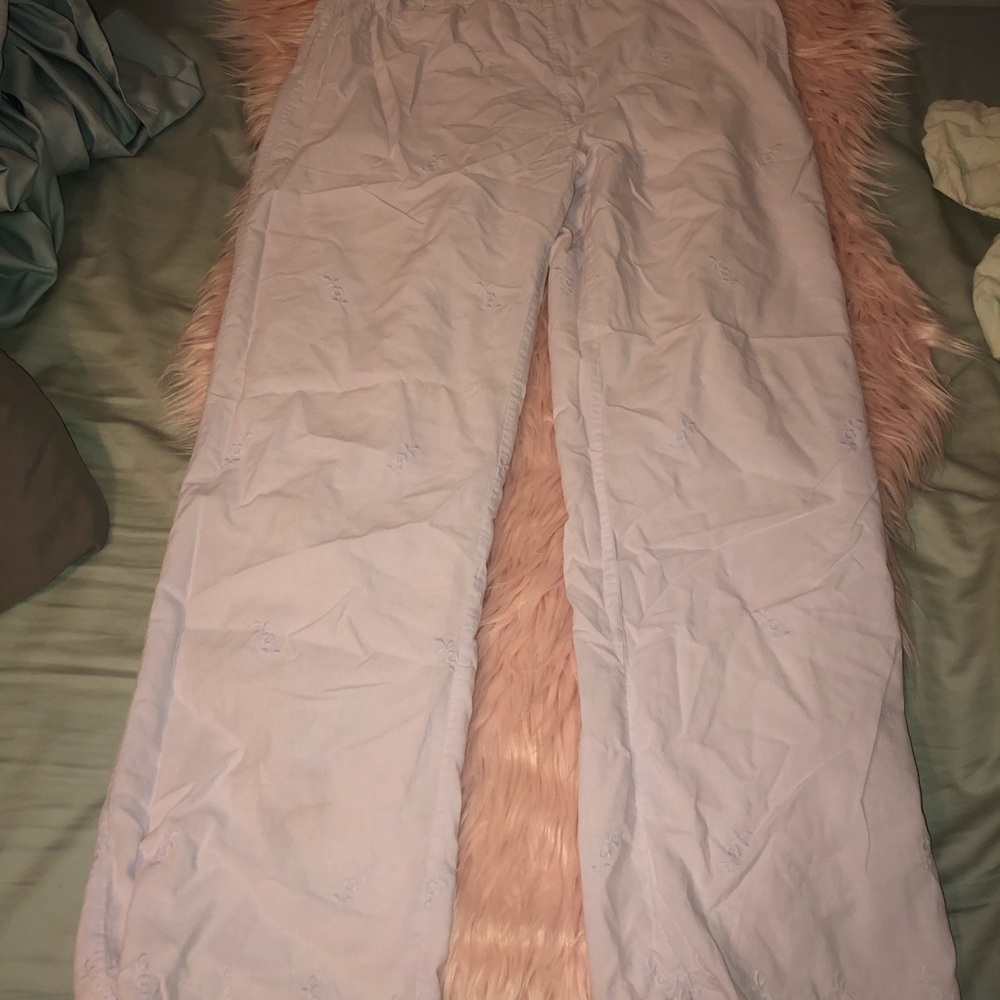 Purple and Green Pajama Pants (2 PJ pants for $13)